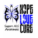 ALS Awareness Hope Love Cure t-shirts by giftsforawareness ALS Awareness Hope Love Cure t-shirts
