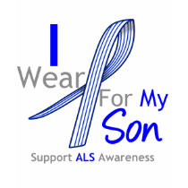 ALS Awareness I Wear ALS Ribbon For My Son t-shirts by giftsforawareness ALS Awareness I Wear ALS Ribbon For My Son t-shirts