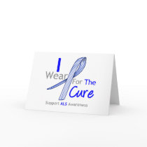 ALS Awareness I Wear ALS Ribbon For The Cure cards by giftsforawareness ALS Awareness I Wear ALS Ribbon For The Cure cards