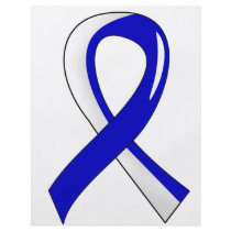 ALS Blue White Ribbon 3 Custom Flyer