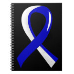 ALS Blue White Ribbon 3 Notebook