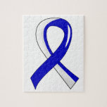 ALS Blue White Ribbon 3 Puzzle