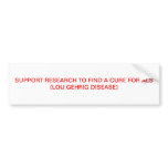 ALS BUMPER STICKERS