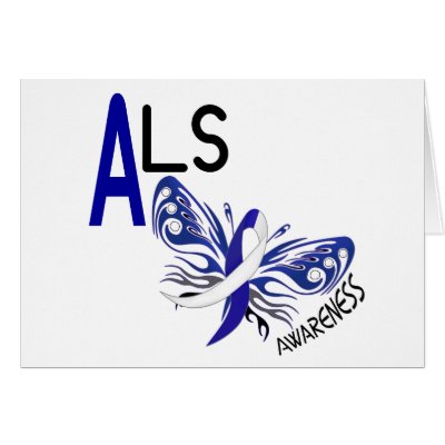 ALS BUTTERFLY 3.1 GREETING CARD by awarenessgifts