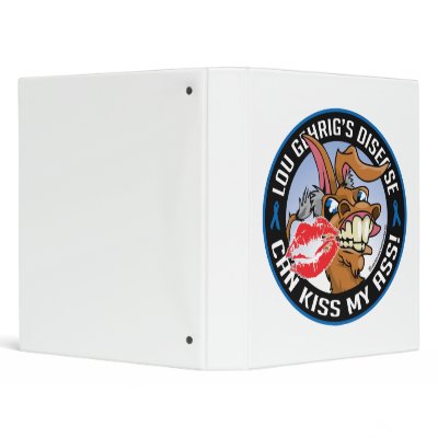 ALS Can Kiss My Ass Vinyl Binders by fightcancertees