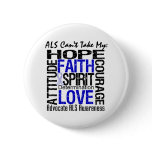 ALS Can't Take My Hope Collage Pins