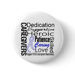 ALS Caregivers Collage Pinback Button