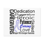 ALS Caregivers Collage Postcard