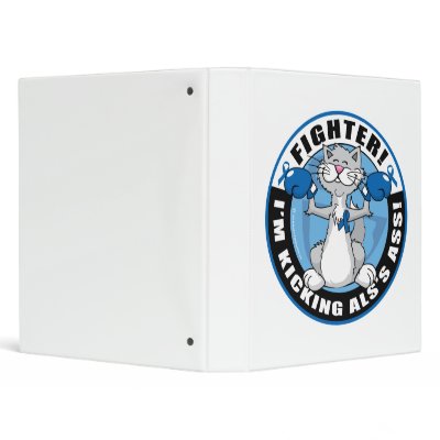 ALS Cat Fighter Binder by fightcancertees