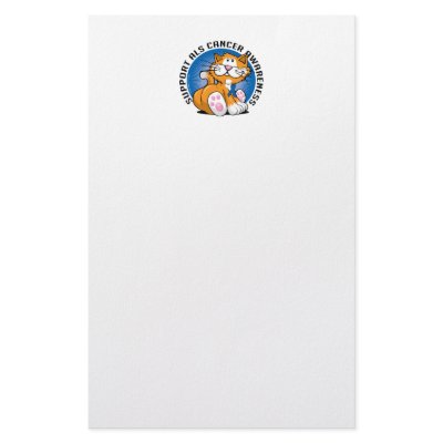 ALS Cat Stationery by fightcancertees