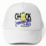 ALS Chick Gone Blue And White 2 Mesh Hat