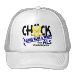 ALS Chick Gone Blue And White 2 Mesh Hat