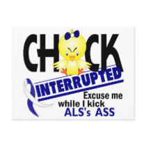 ALS Chick Interrupted 2 Postcard