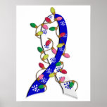 ALS Christmas Lights Ribbon posters