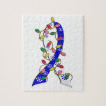 ALS Christmas Lights Ribbon Jigsaw Puzzle
