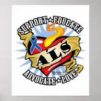 ALS Classic Heart Print