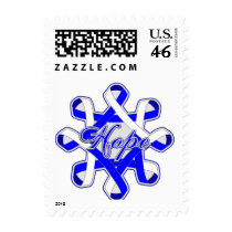 ALS Disease Hope Unity Ribbons Stamp