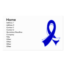 ALS Disease Ribbon Business Card