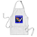 ALS Disease Rosie Riveter - Fight Like a Girl Aprons