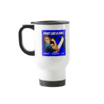 ALS Disease Rosie Riveter - Fight Like a Girl Mugs