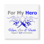 ALS Disease Tribal Ribbon Hero Fridge Magnets