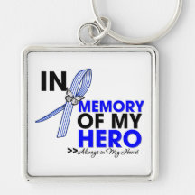 ALS Disease Tribute In Memory of My Hero Key Chains