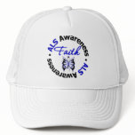 ALS Faith Scripted Butterfly Mesh Hats