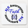 ALS Faith Scripted Butterfly Mouse Pads