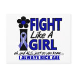ALS Fight Like A Girl 1.2 Postcards