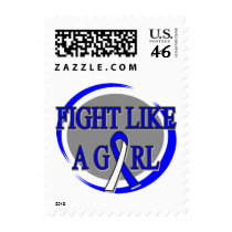 ALS Fight Like A Girl Circular Postage