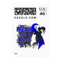 ALS Fight Like A Girl Grunge Stamps