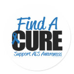 ALS Find A Cure Sticker