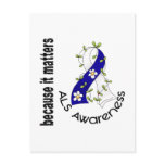 ALS Flower Ribbon 3 Post Cards