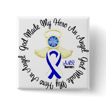 ALS God Made My Hero An Angel Pinback Buttons