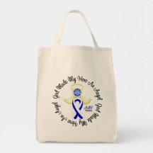 ALS God Made My Hero An Angel Canvas Bags