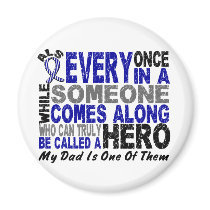 ALS Hero Comes Along 1 Dad Fridge Magnet