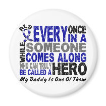 ALS Hero Comes Along 1 Daddy Fridge Magnets