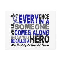 ALS Hero Comes Along 1 Daddy Postcard
