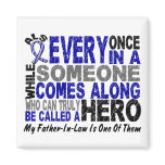 ALS Hero Comes Along 1 Father-In-Law Refrigerator Magnets