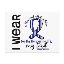 ALS Hero In My Life Dad 4 Postcards