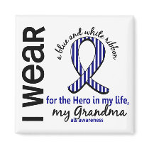 ALS Hero In My Life Grandma 4 Fridge Magnet