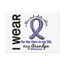 ALS Hero In My Life Grandpa 4 Postcards