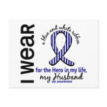 ALS Hero In My Life Husband 4 Postcards