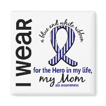 ALS Hero In My Life Mom 4 Refrigerator Magnets