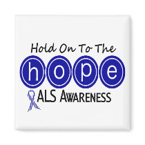 ALS HOPE 6 magnets by awarenessgifts ALS HOPE 6 magnets