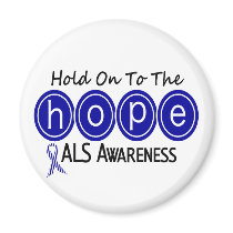 ALS HOPE 6 magnets by awarenessgifts ALS HOPE 6 magnets