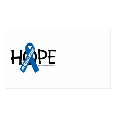 ALS Hope Business Card Template by fightcancertees