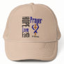 ALS Hope Love Faith Prayer Cross Hat