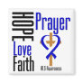 ALS Hope Love Faith Prayer Cross Magnets