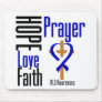 ALS Hope Love Faith Prayer Cross Mouse Mats